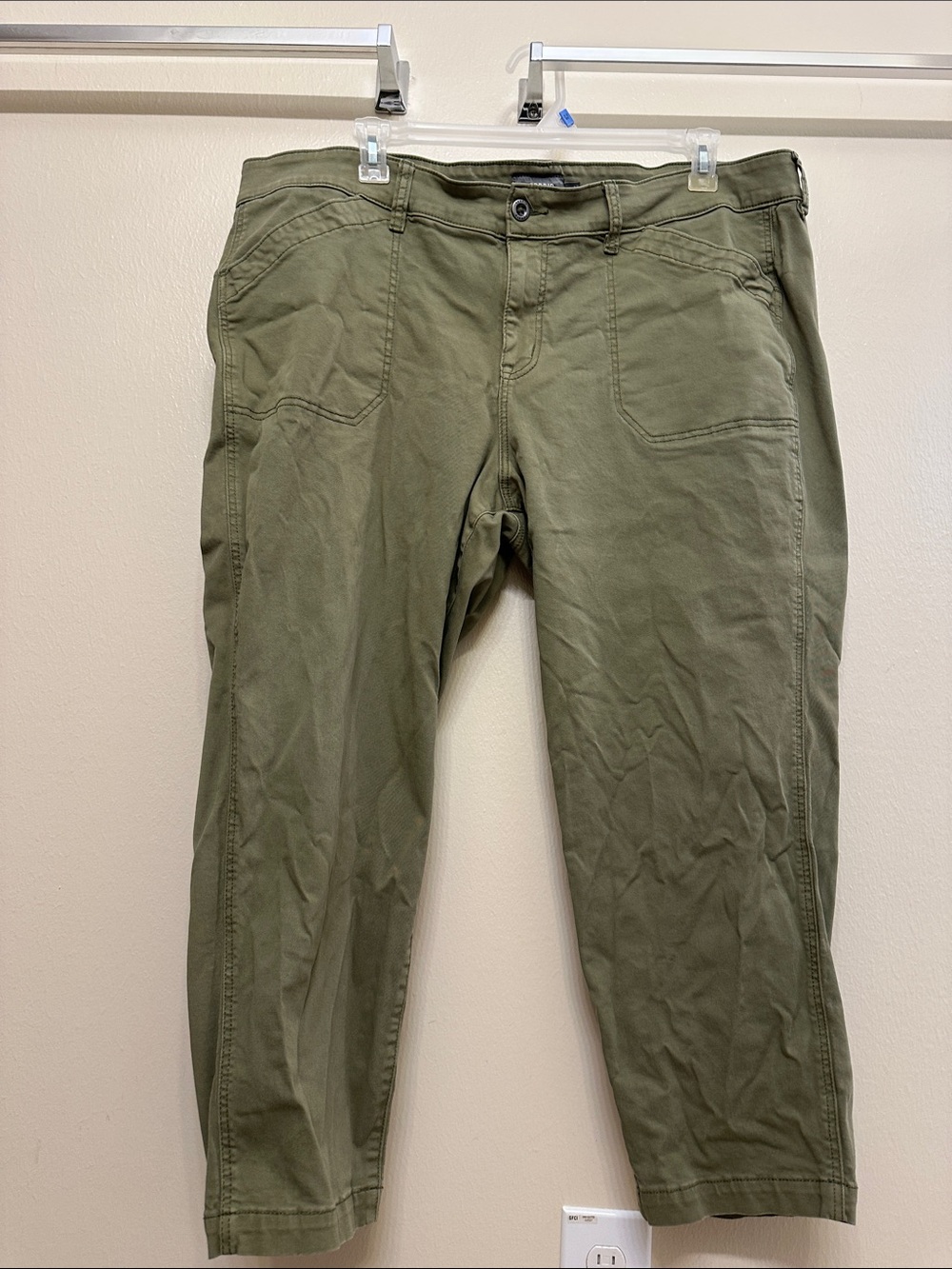 Torrid Womens 22 Olive Green Casual Jeans